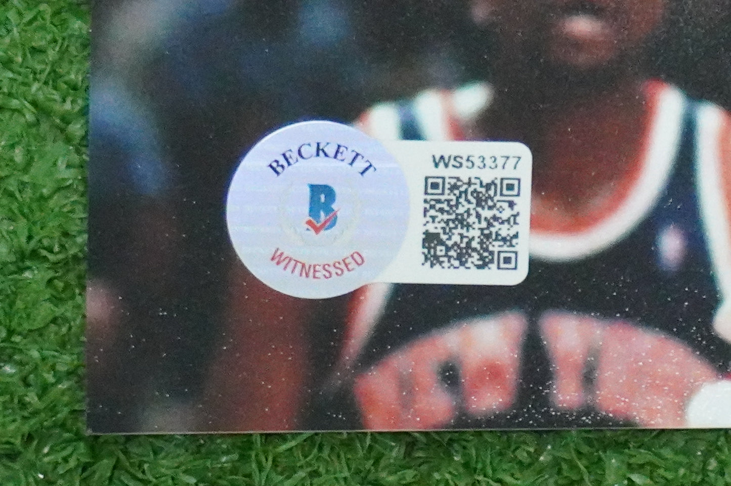 DEREK HARPER Signed 8x10 Photo NEW YORK KNICKS DALLAS MAVERICKS BAS COA