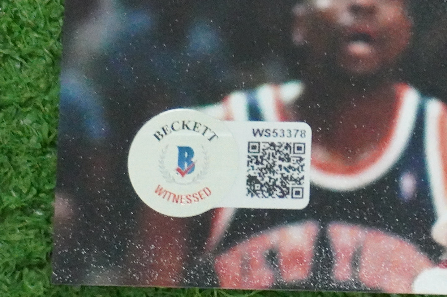 DEREK HARPER Signed 8x10 Photo NEW YORK KNICKS DALLAS MAVERICKS BAS COA