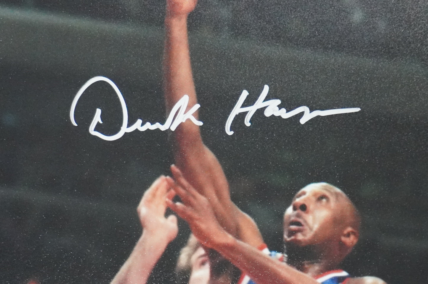 DEREK HARPER Signed 8x10 Photo NEW YORK KNICKS DALLAS MAVERICKS BAS COA