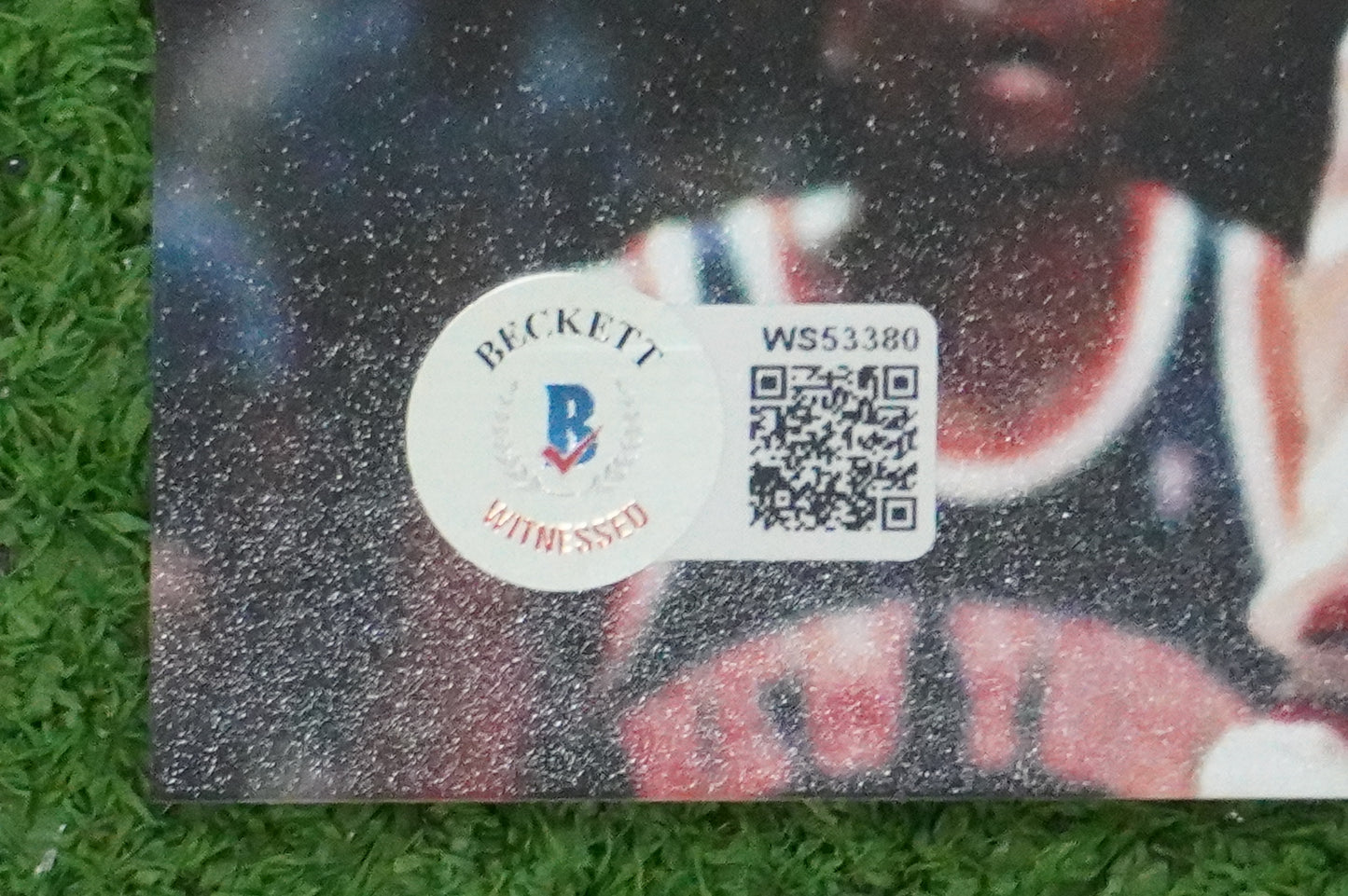 DEREK HARPER Signed 8x10 Photo NEW YORK KNICKS DALLAS MAVERICKS BAS COA