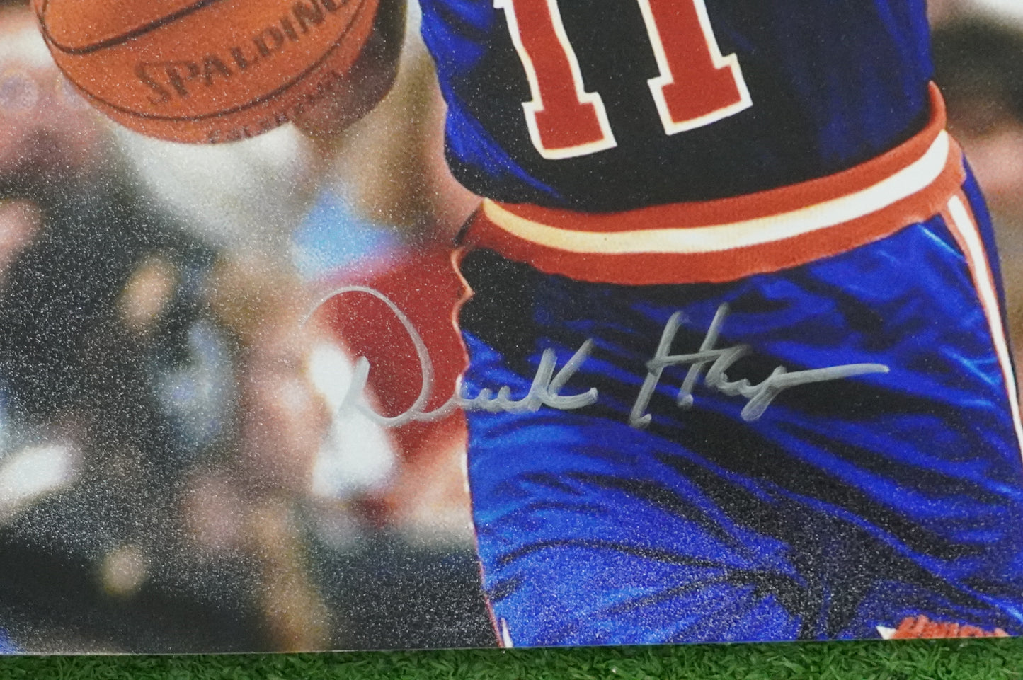 DEREK HARPER Signed 8x10 Photo NEW YORK KNICKS DALLAS MAVERICKS BAS COA