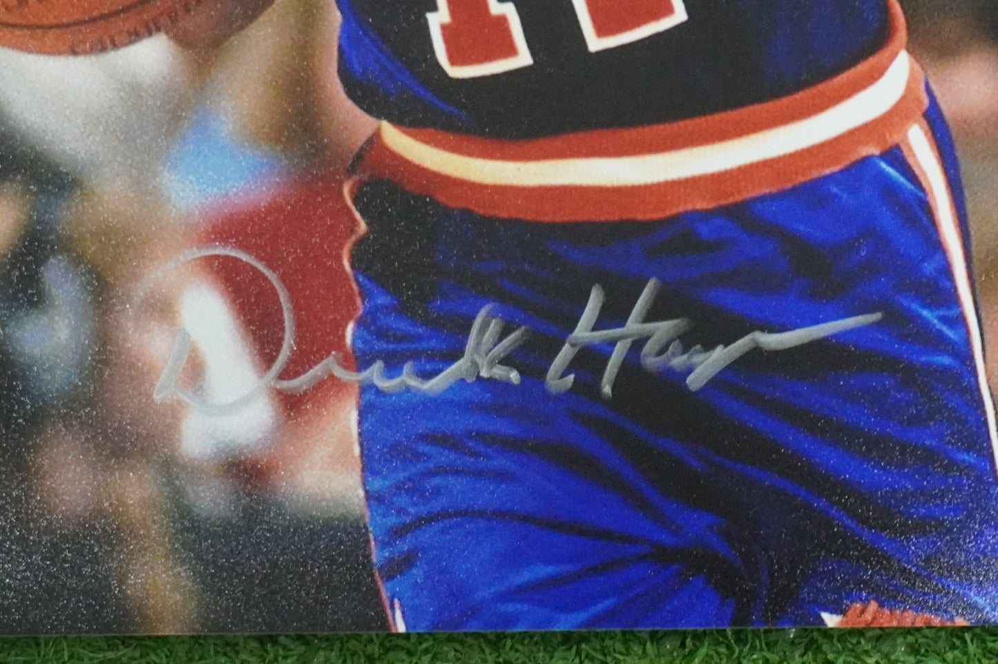 DEREK HARPER Signed 8x10 Photo NEW YORK KNICKS DALLAS MAVERICKS BAS COA