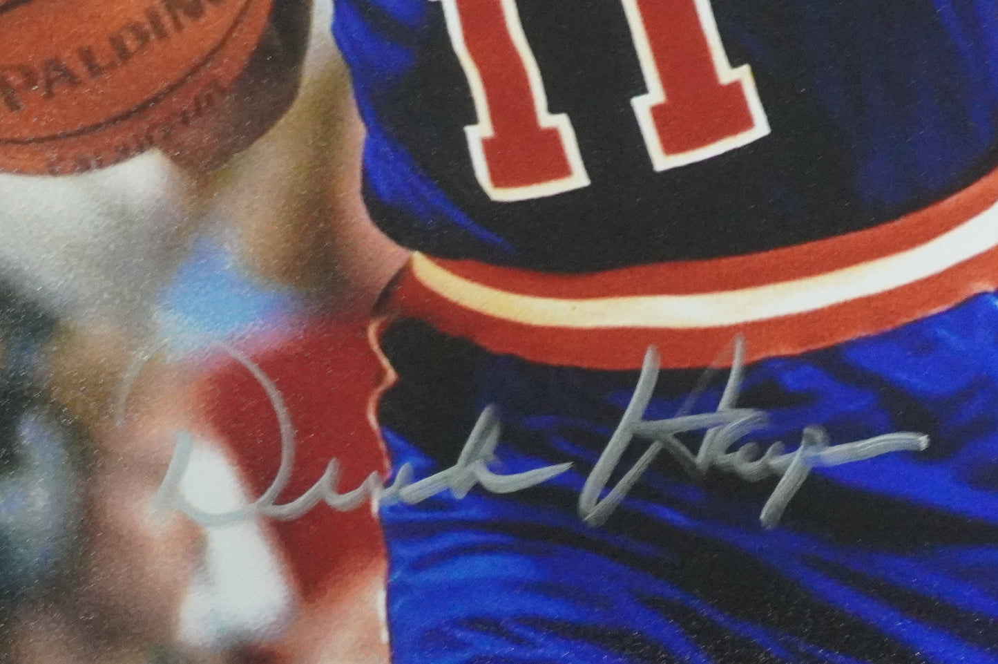 DEREK HARPER Signed 8x10 Photo NEW YORK KNICKS DALLAS MAVERICKS BAS COA