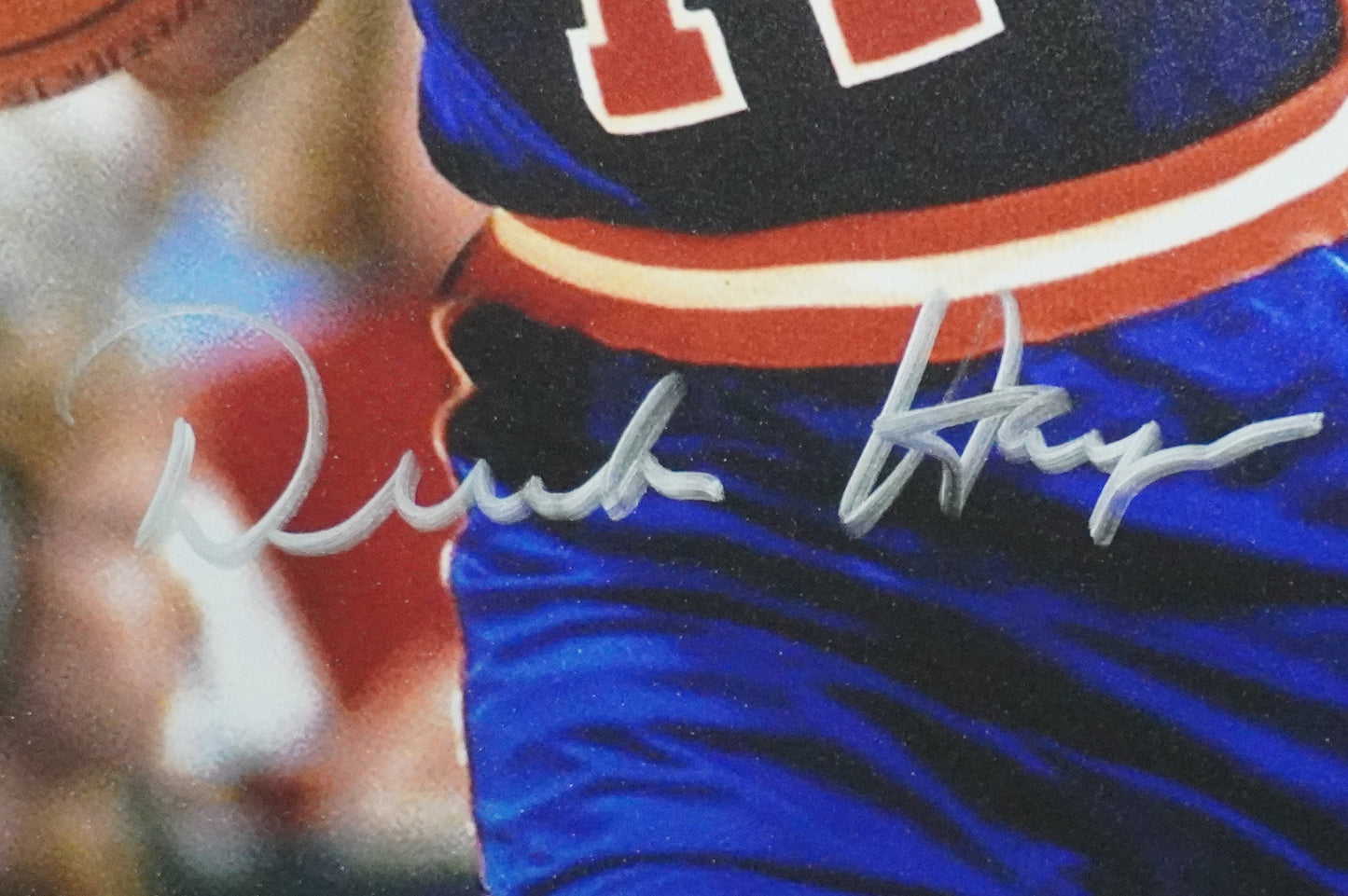DEREK HARPER Signed 8x10 Photo NEW YORK KNICKS DALLAS MAVERICKS BAS COA