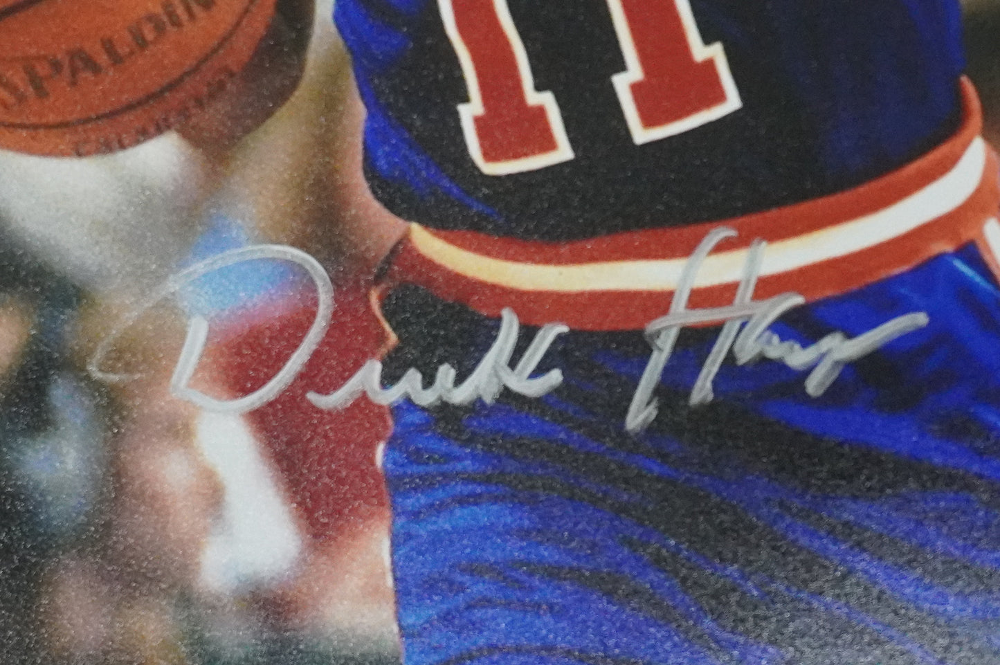 DEREK HARPER Signed 8x10 Photo NEW YORK KNICKS DALLAS MAVERICKS BAS COA