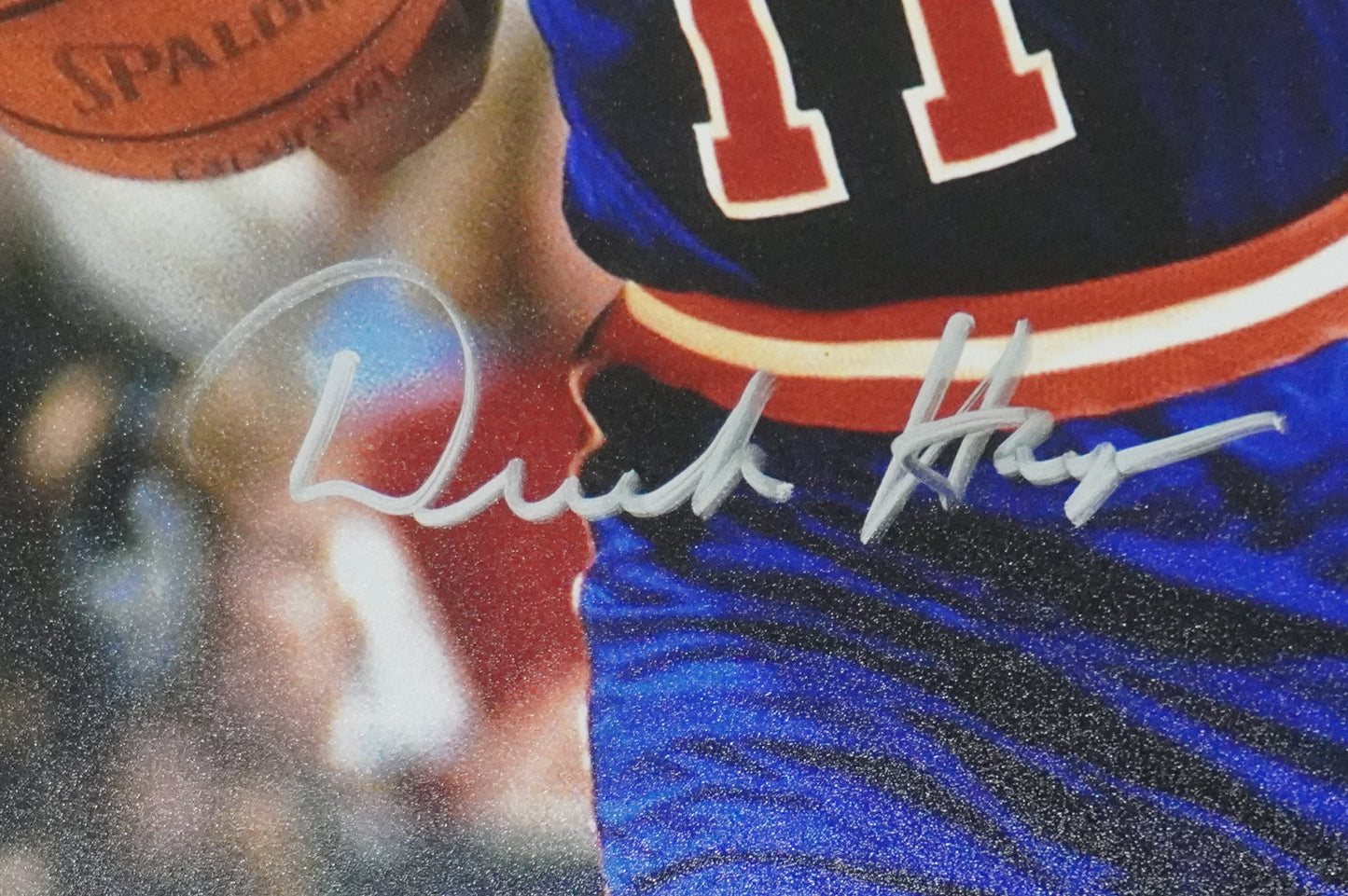 DEREK HARPER Signed 8x10 Photo NEW YORK KNICKS DALLAS MAVERICKS BAS COA