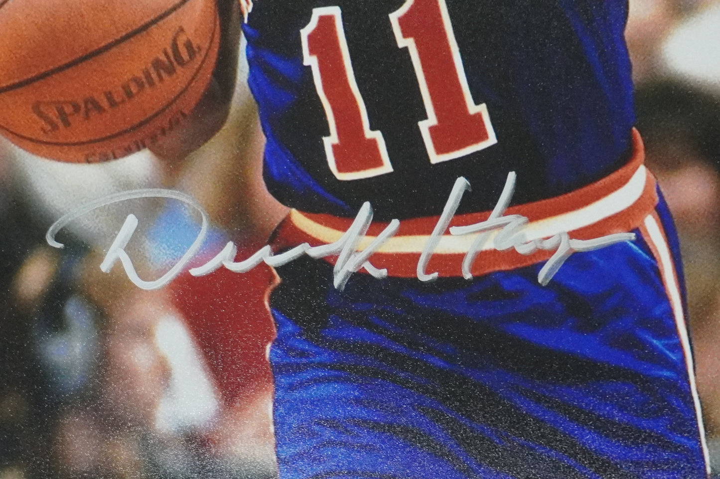 DEREK HARPER Signed 8x10 Photo NEW YORK KNICKS DALLAS MAVERICKS BAS COA