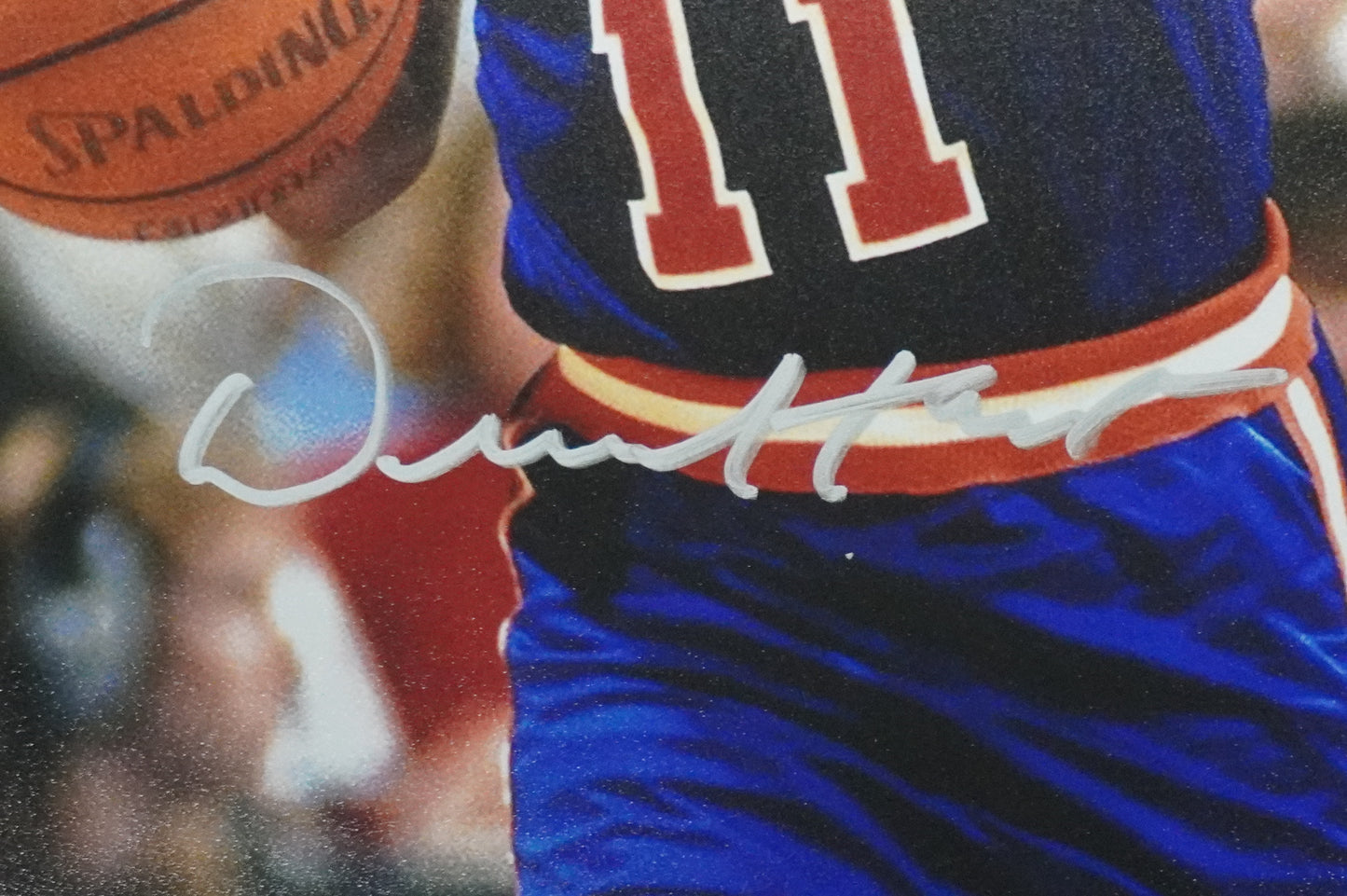 DEREK HARPER Signed 8x10 Photo NEW YORK KNICKS DALLAS MAVERICKS BAS COA