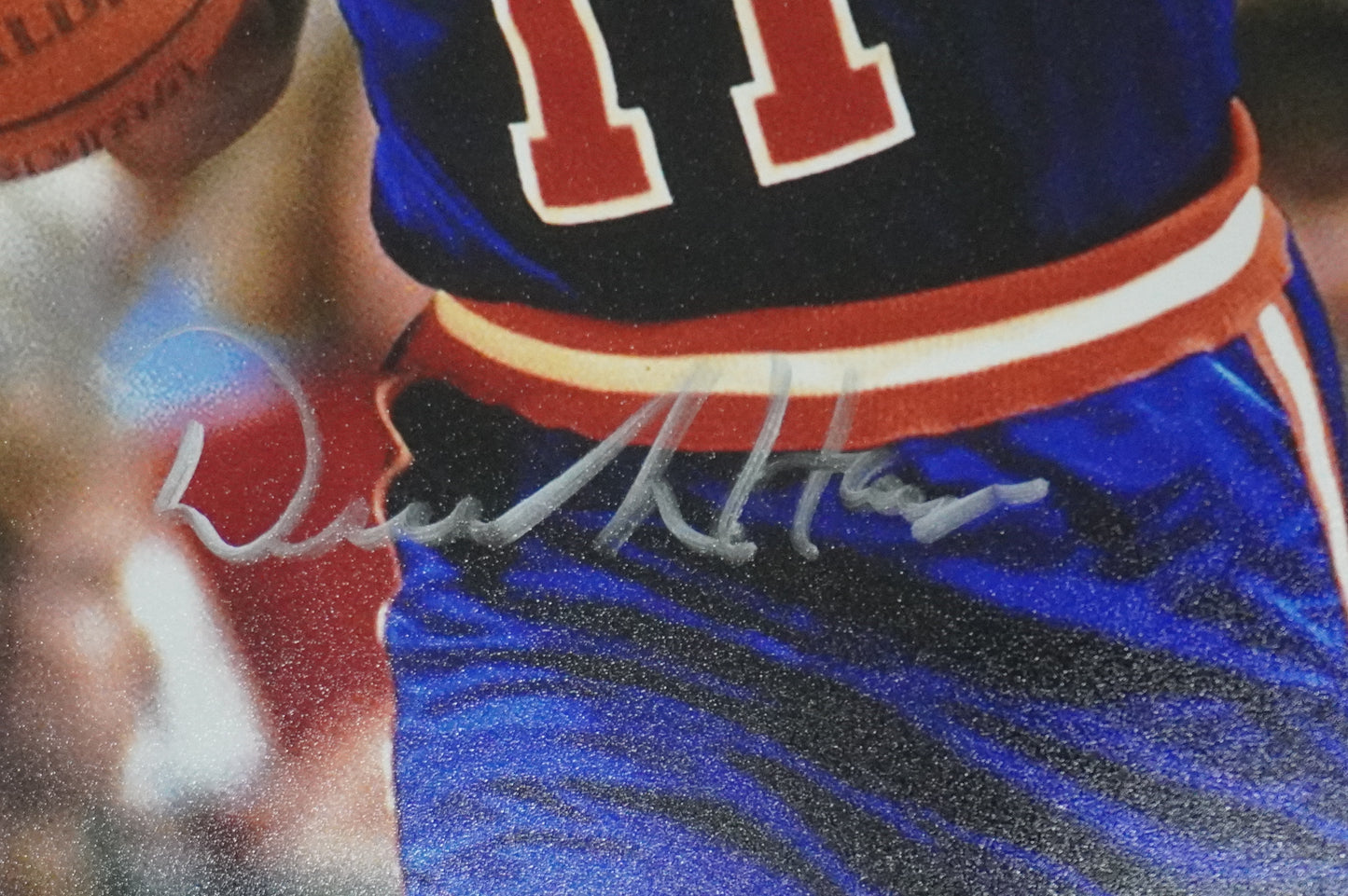 DEREK HARPER Signed 8x10 Photo NEW YORK KNICKS DALLAS MAVERICKS BAS COA