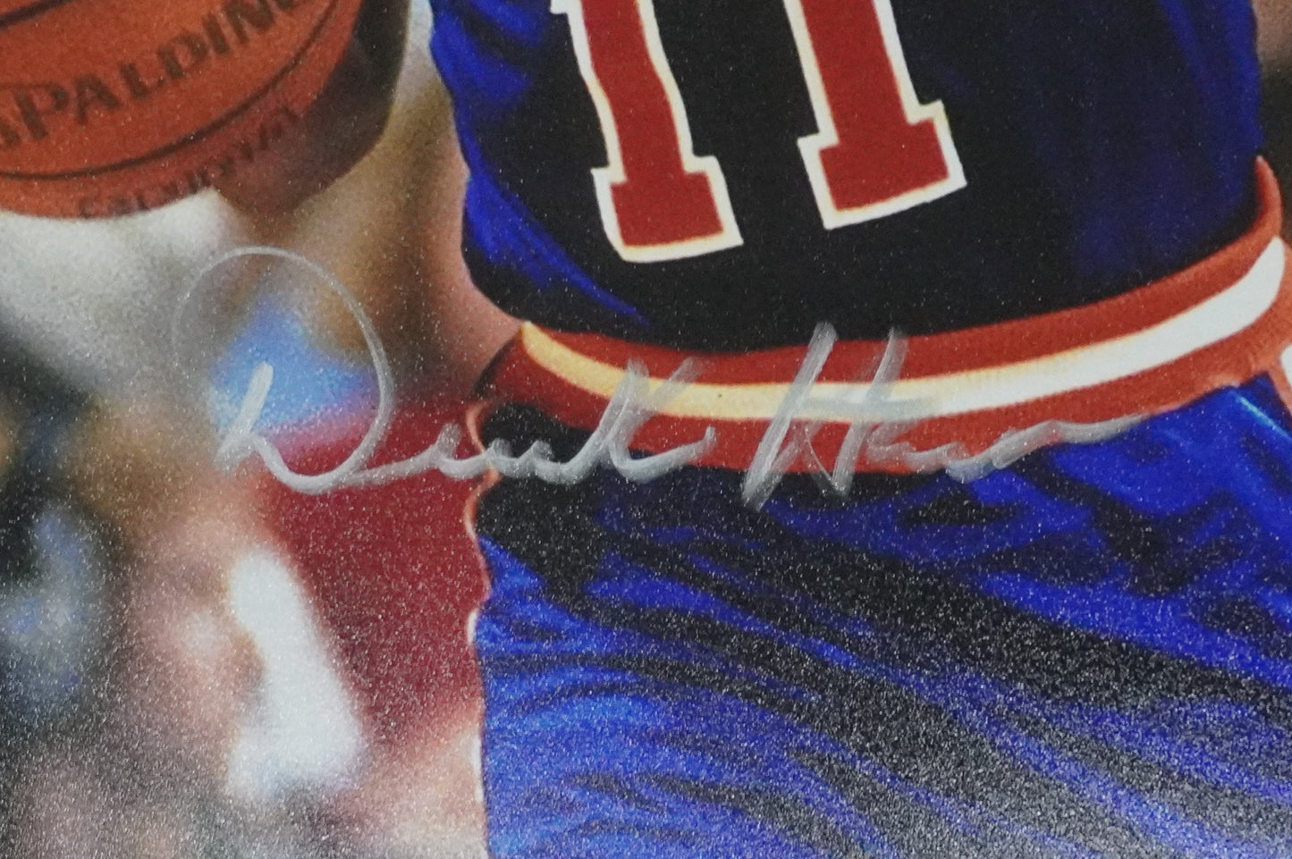 DEREK HARPER Signed 8x10 Photo NEW YORK KNICKS DALLAS MAVERICKS BAS COA