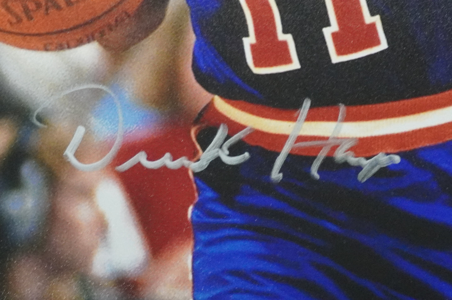 DEREK HARPER Signed 8x10 Photo NEW YORK KNICKS DALLAS MAVERICKS BAS COA