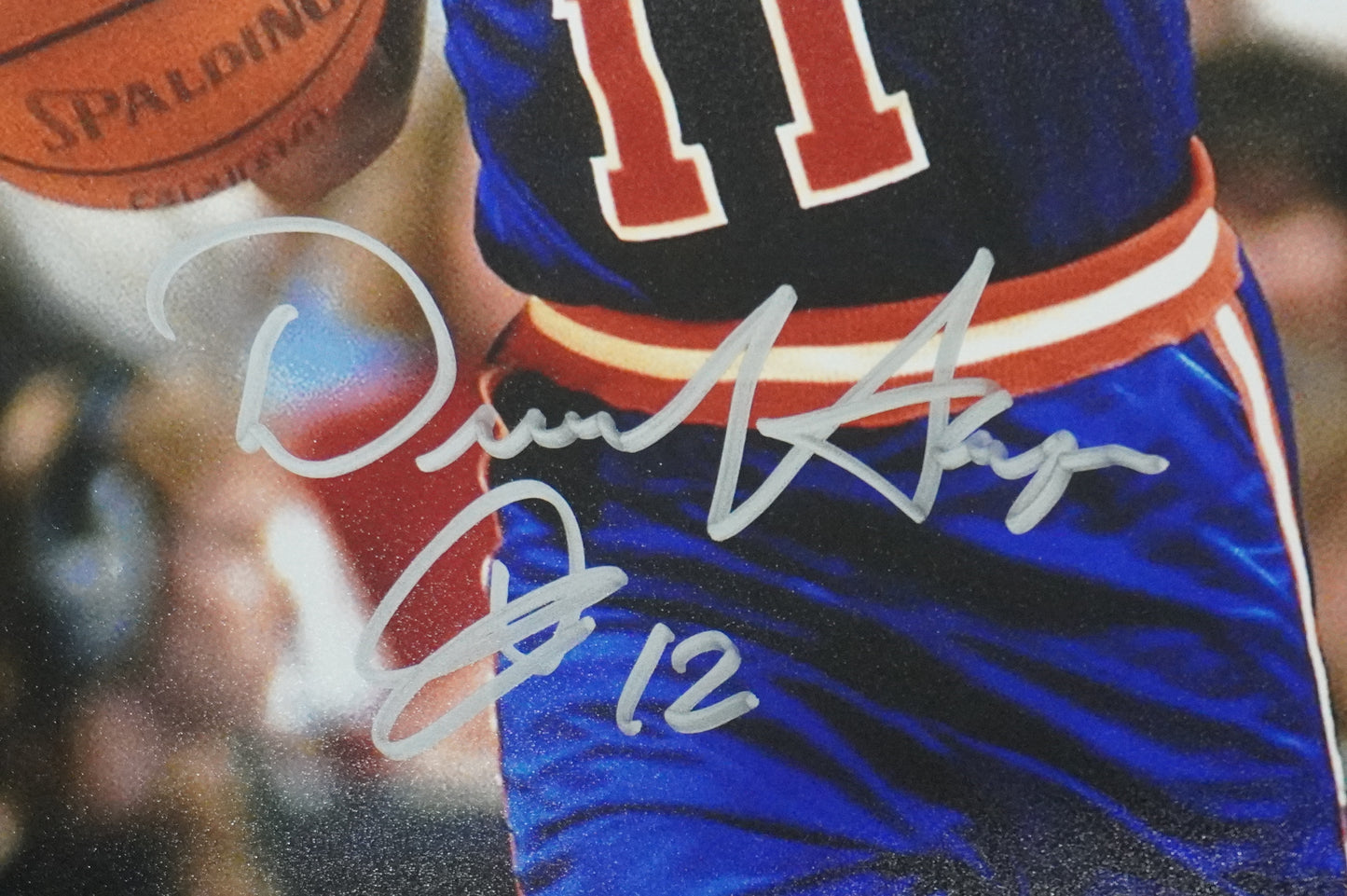 DEREK HARPER Signed 8x10 Photo NEW YORK KNICKS DALLAS MAVERICKS BAS COA