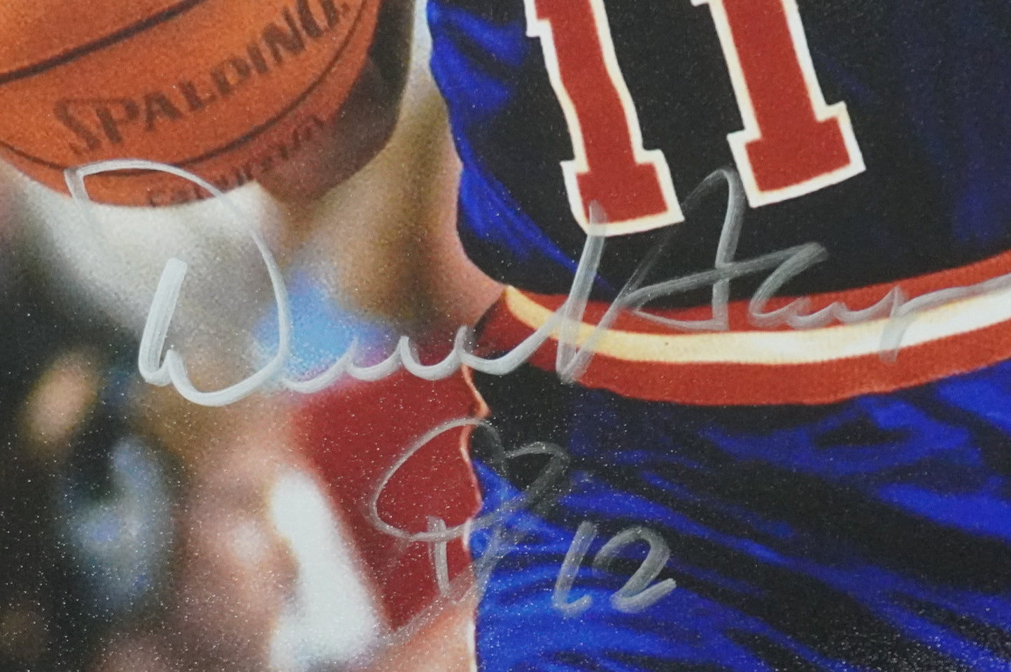 DEREK HARPER Signed 8x10 Photo NEW YORK KNICKS DALLAS MAVERICKS BAS COA