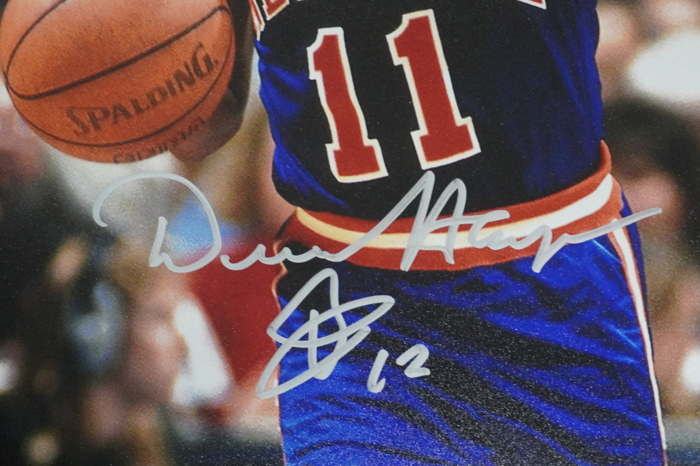 DEREK HARPER Signed 8x10 Photo NEW YORK KNICKS DALLAS MAVERICKS BAS COA
