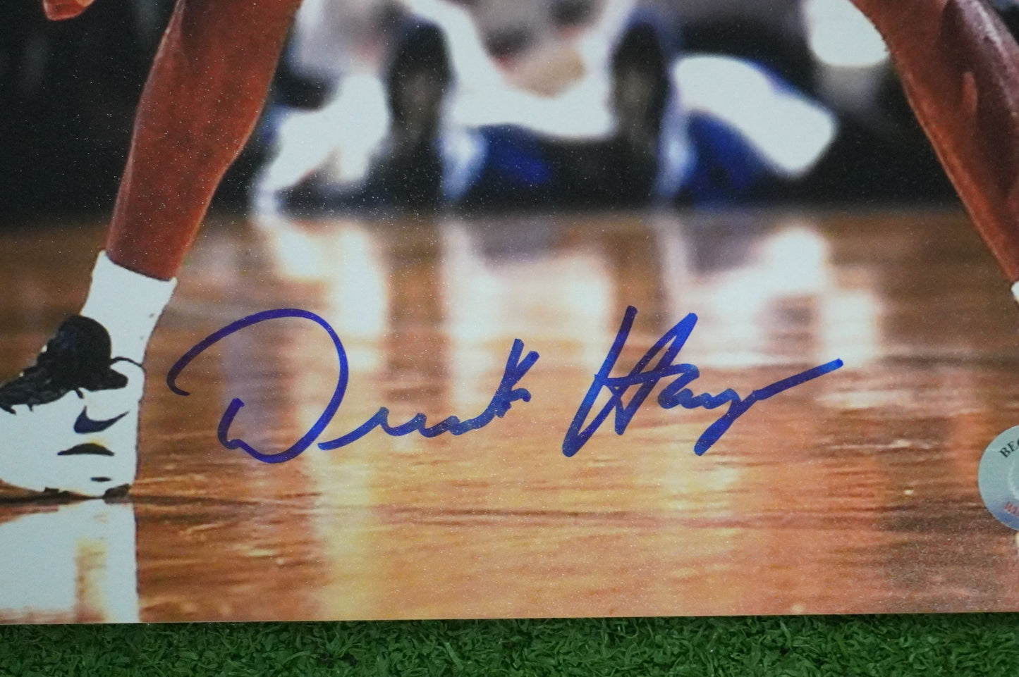 DEREK HARPER Signed 8x10 Photo NEW YORK KNICKS DALLAS MAVERICKS BAS COA