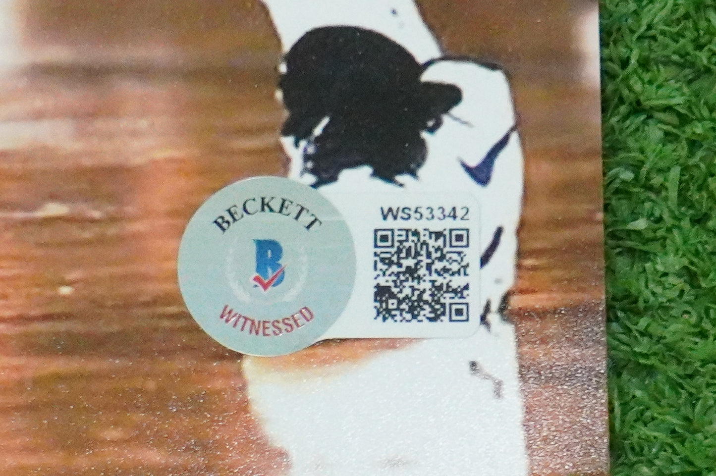 DEREK HARPER Signed 8x10 Photo NEW YORK KNICKS DALLAS MAVERICKS BAS COA