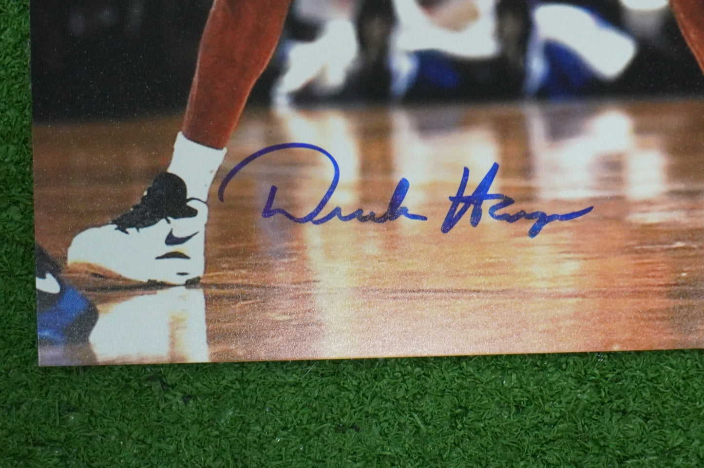 DEREK HARPER Signed 8x10 Photo NEW YORK KNICKS DALLAS MAVERICKS BAS COA