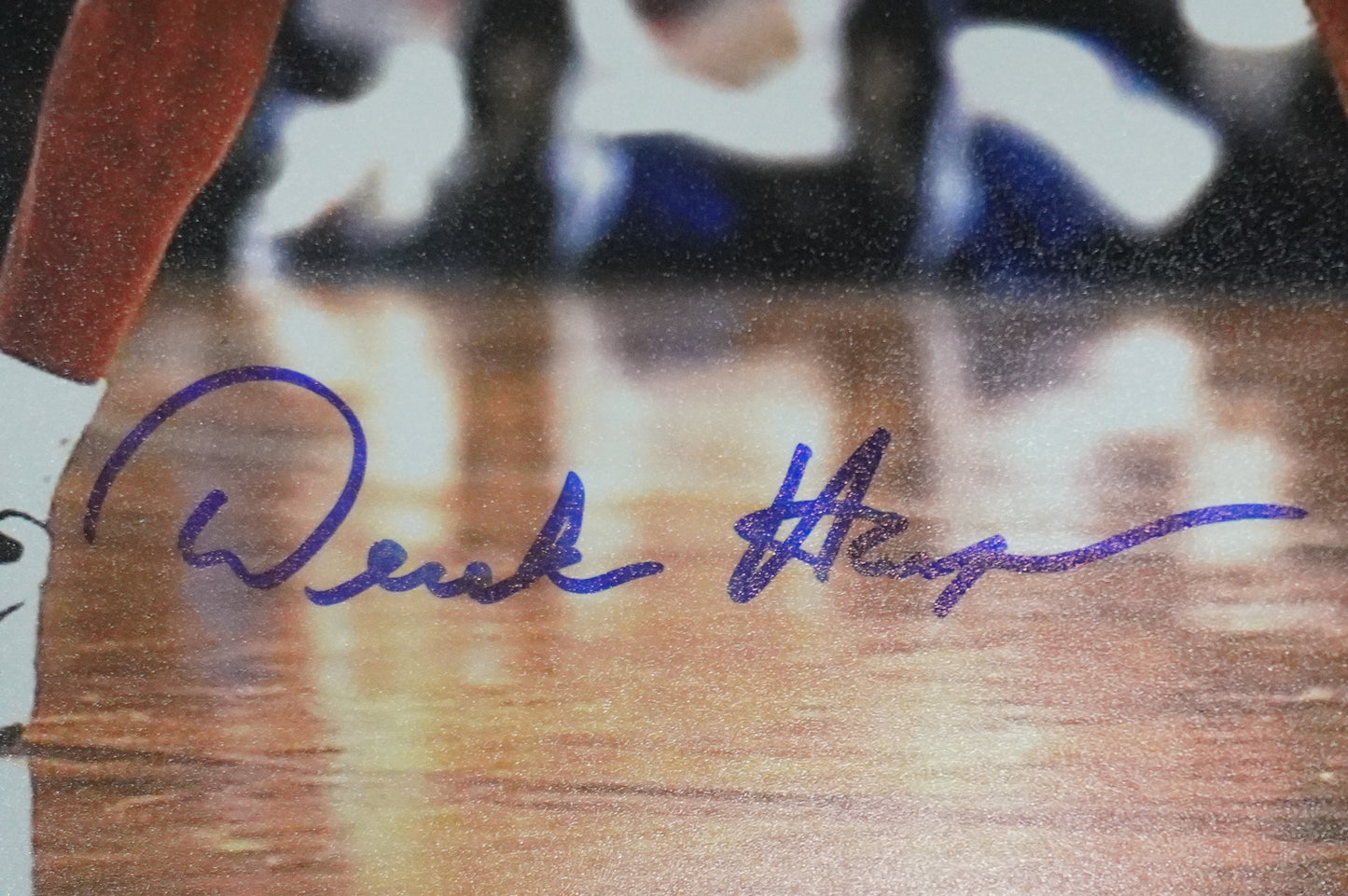 DEREK HARPER Signed 8x10 Photo NEW YORK KNICKS DALLAS MAVERICKS BAS COA