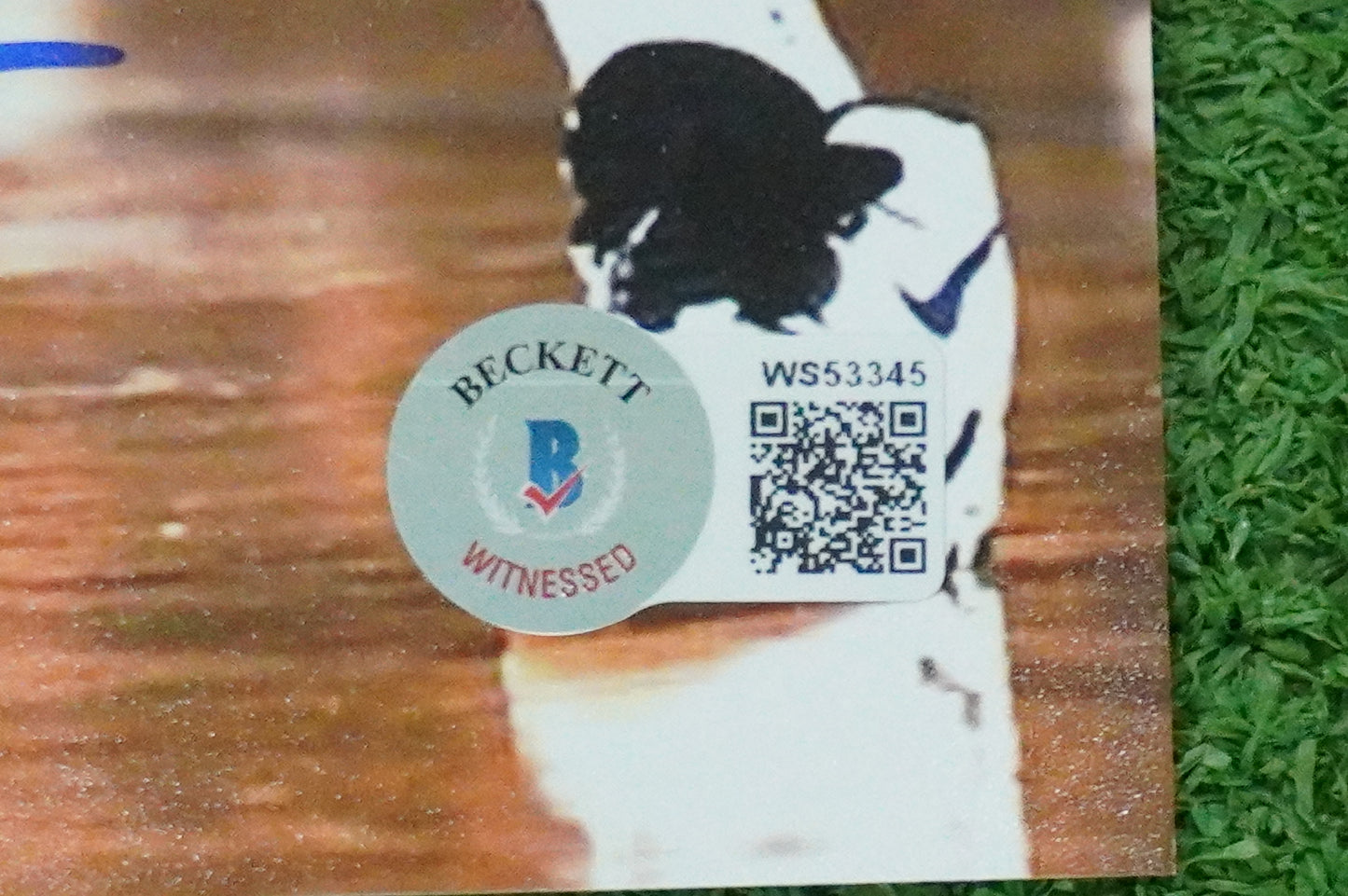 DEREK HARPER Signed 8x10 Photo NEW YORK KNICKS DALLAS MAVERICKS BAS COA