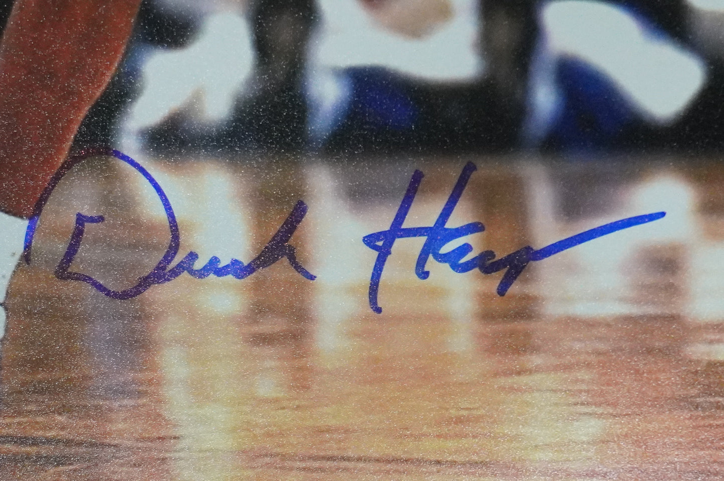 DEREK HARPER Signed 8x10 Photo NEW YORK KNICKS DALLAS MAVERICKS BAS COA