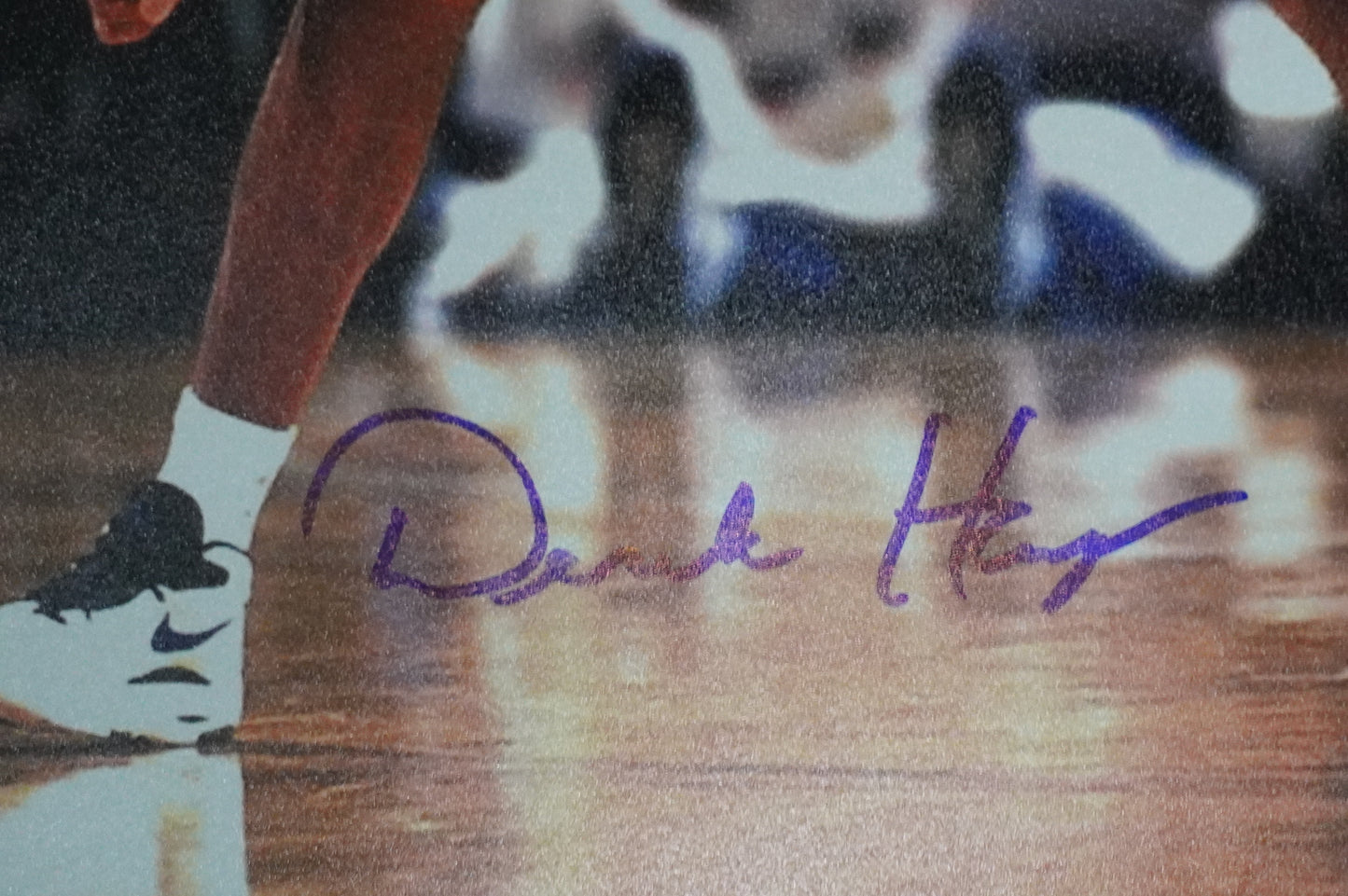 DEREK HARPER Signed 8x10 Photo NEW YORK KNICKS DALLAS MAVERICKS BAS COA