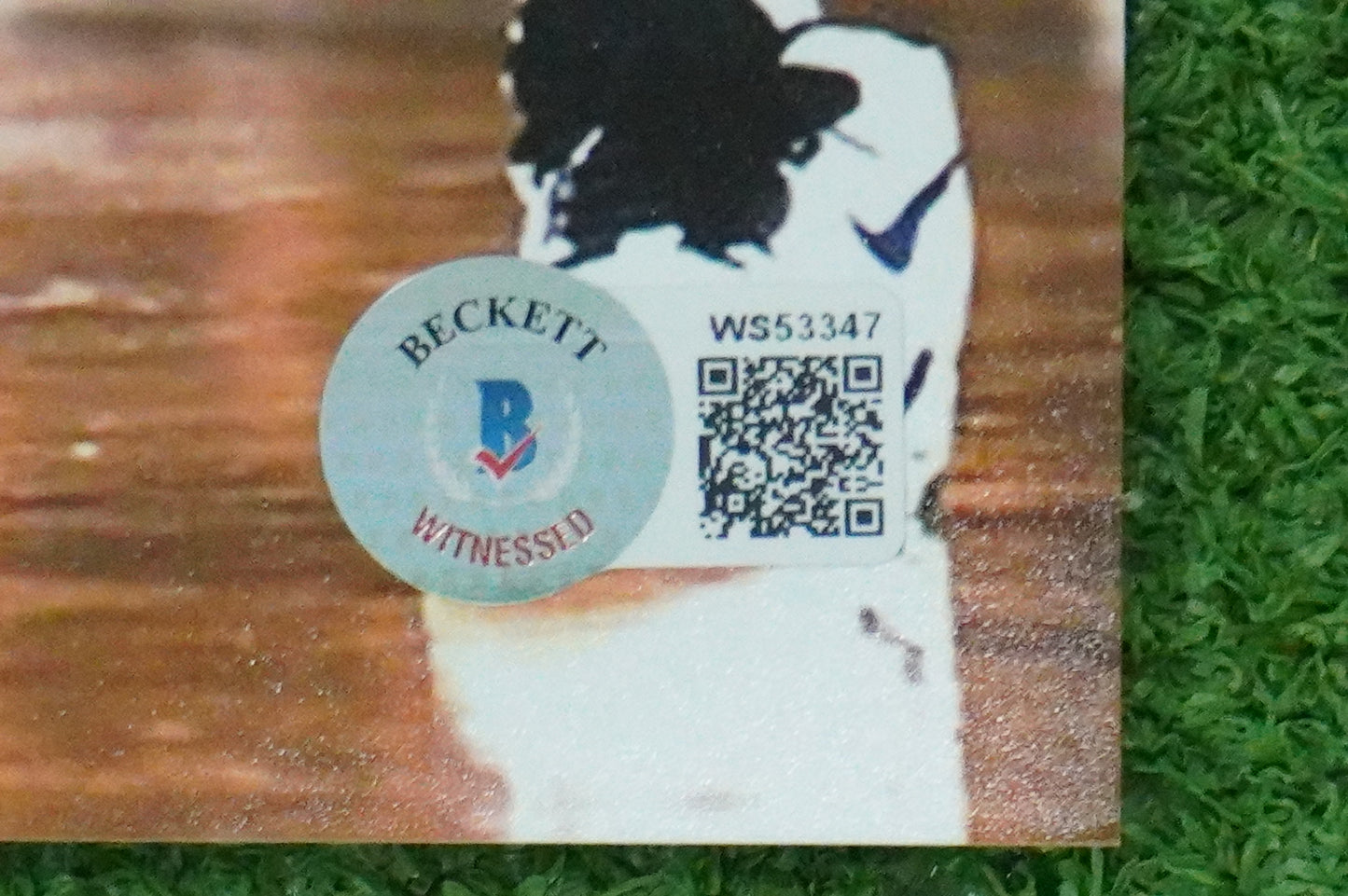 DEREK HARPER Signed 8x10 Photo NEW YORK KNICKS DALLAS MAVERICKS BAS COA