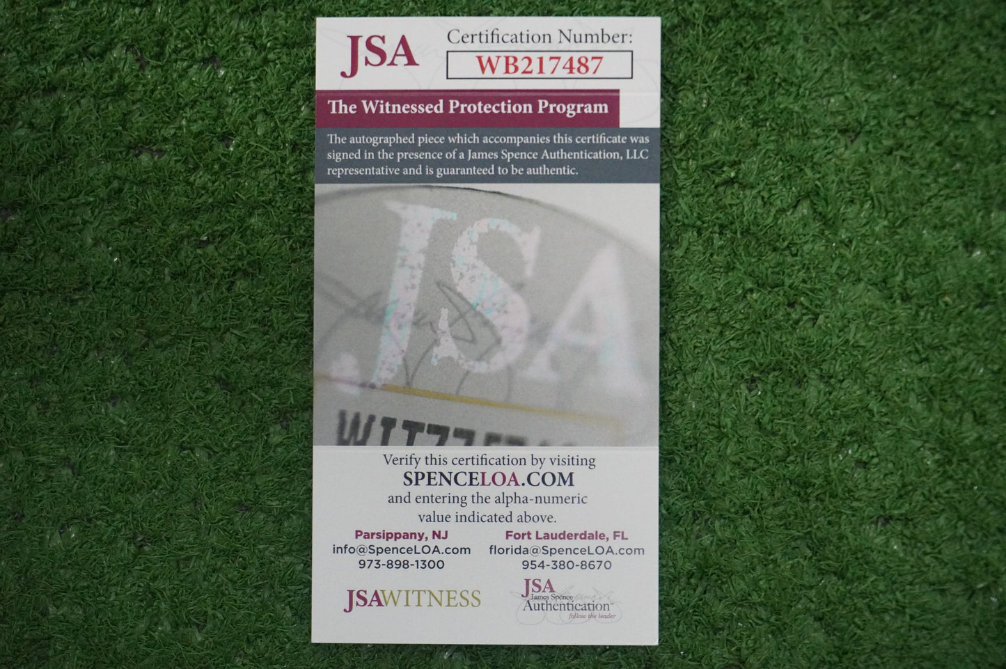 RUBEN SIERRA TEXAS RANGERS SIGNED 8x10 PHOTO JSA COA