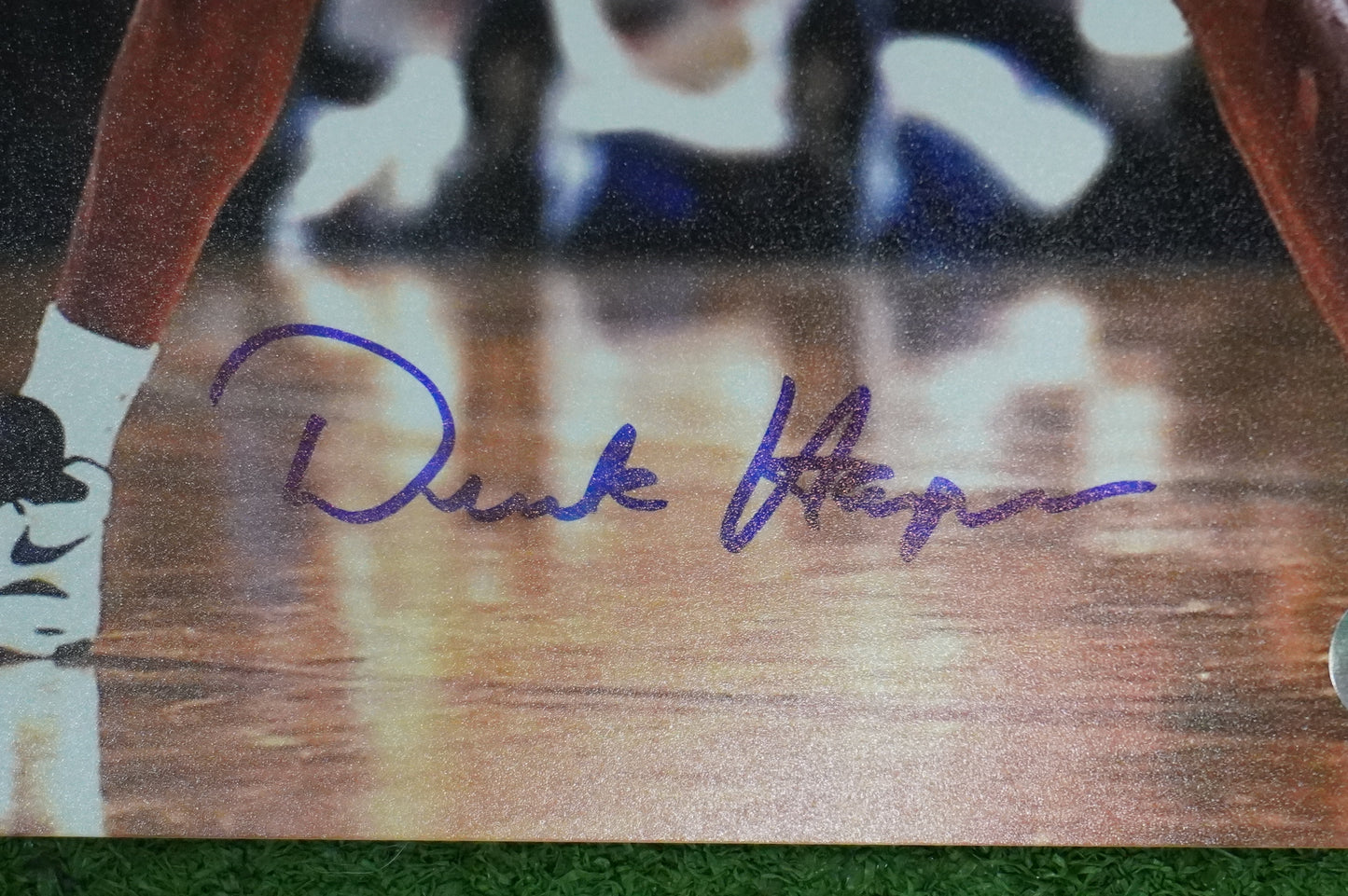 DEREK HARPER Signed 8x10 Photo NEW YORK KNICKS DALLAS MAVERICKS BAS COA