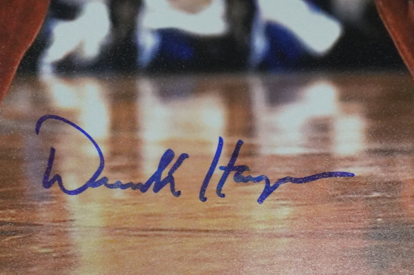 DEREK HARPER Signed 8x10 Photo NEW YORK KNICKS DALLAS MAVERICKS BAS COA