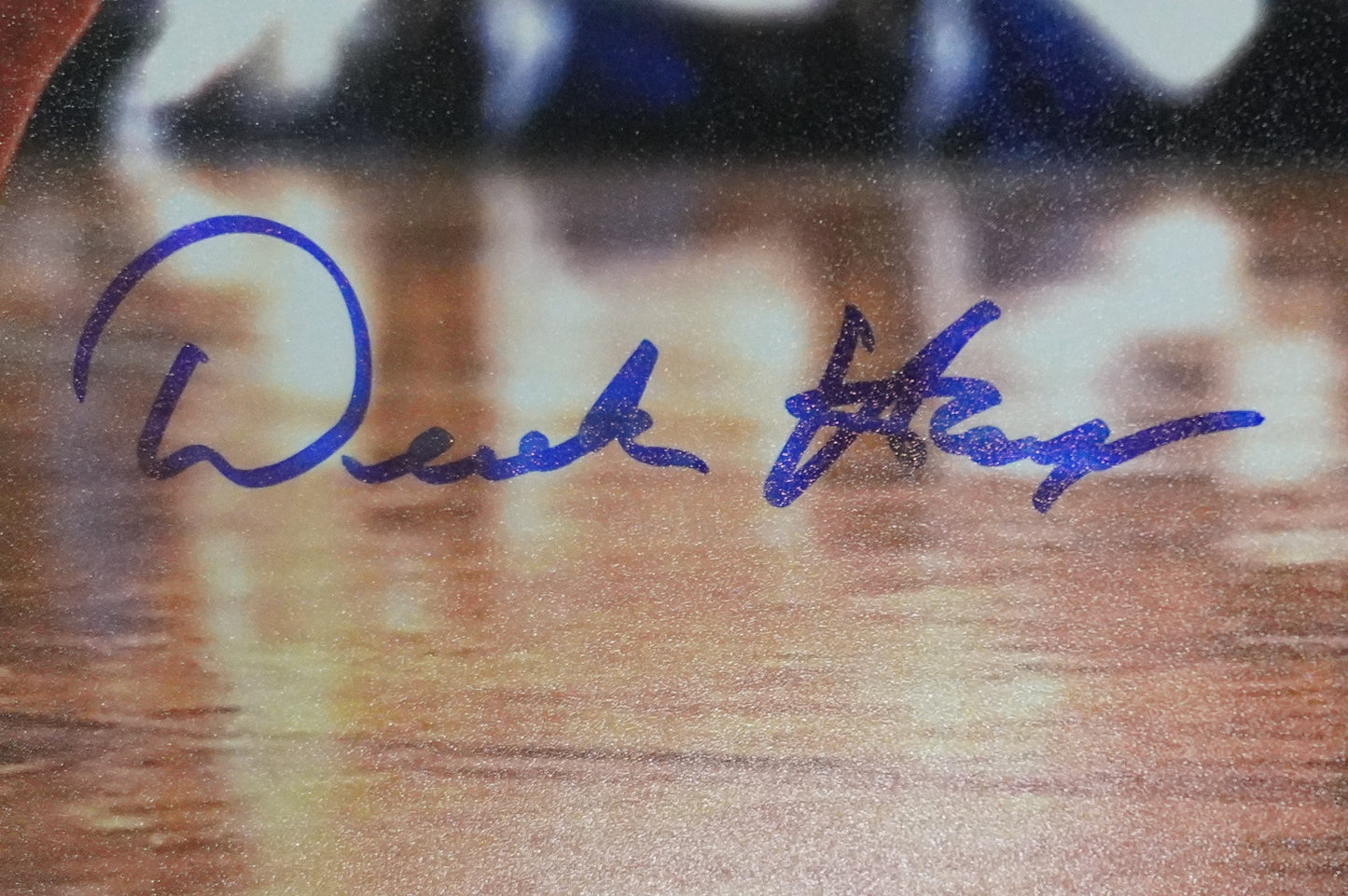 DEREK HARPER Signed 8x10 Photo NEW YORK KNICKS DALLAS MAVERICKS BAS COA