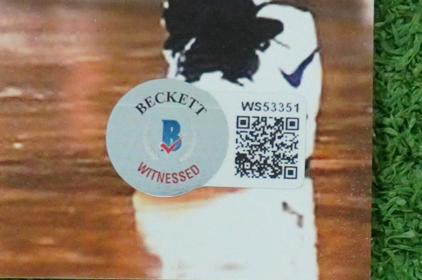 DEREK HARPER Signed 8x10 Photo NEW YORK KNICKS DALLAS MAVERICKS BAS COA