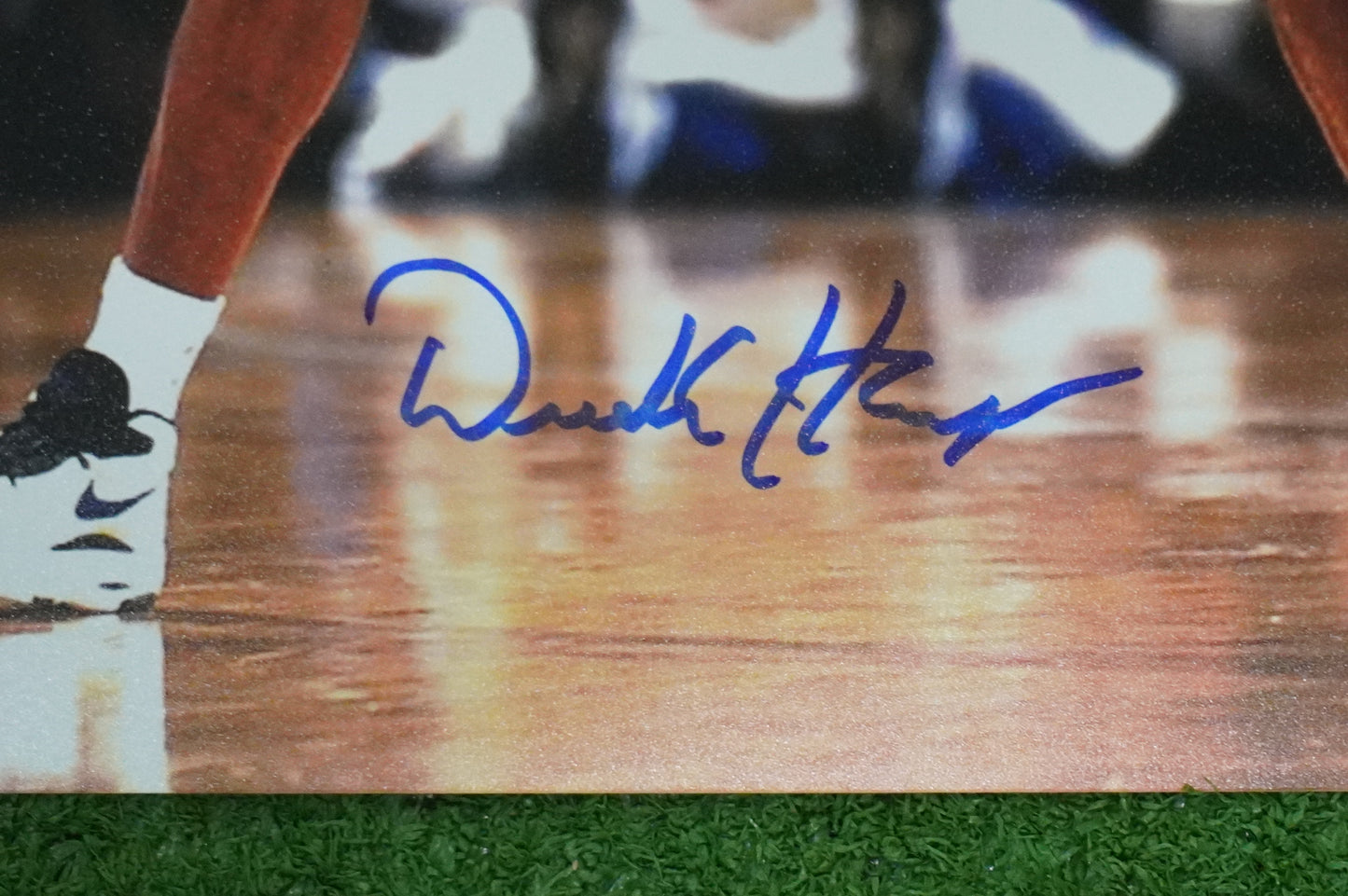 DEREK HARPER Signed 8x10 Photo NEW YORK KNICKS DALLAS MAVERICKS BAS COA