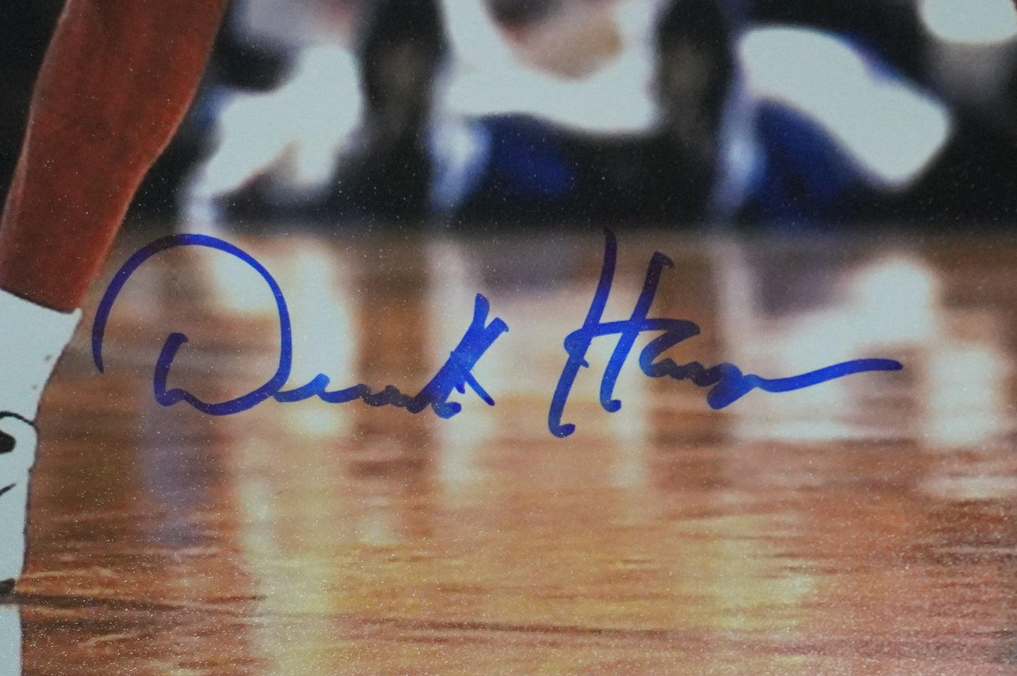 DEREK HARPER Signed 8x10 Photo NEW YORK KNICKS DALLAS MAVERICKS BAS COA