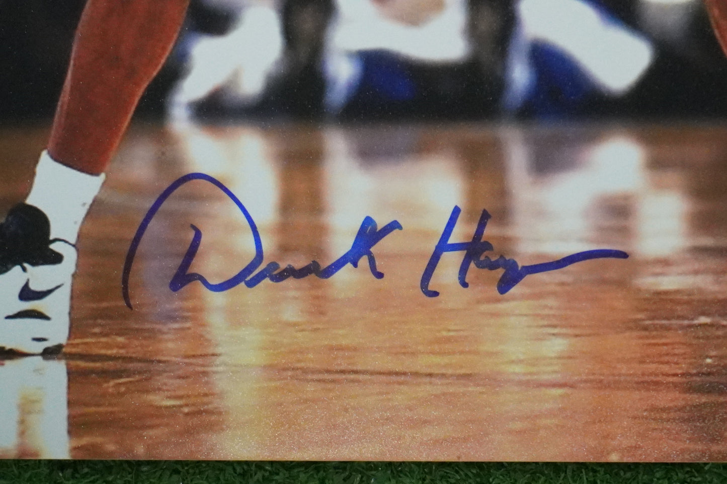 DEREK HARPER Signed 8x10 Photo NEW YORK KNICKS DALLAS MAVERICKS BAS COA