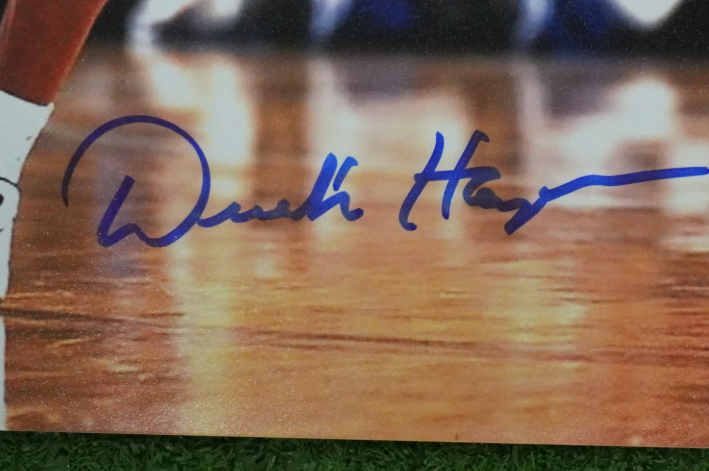 DEREK HARPER Signed 8x10 Photo NEW YORK KNICKS DALLAS MAVERICKS BAS COA
