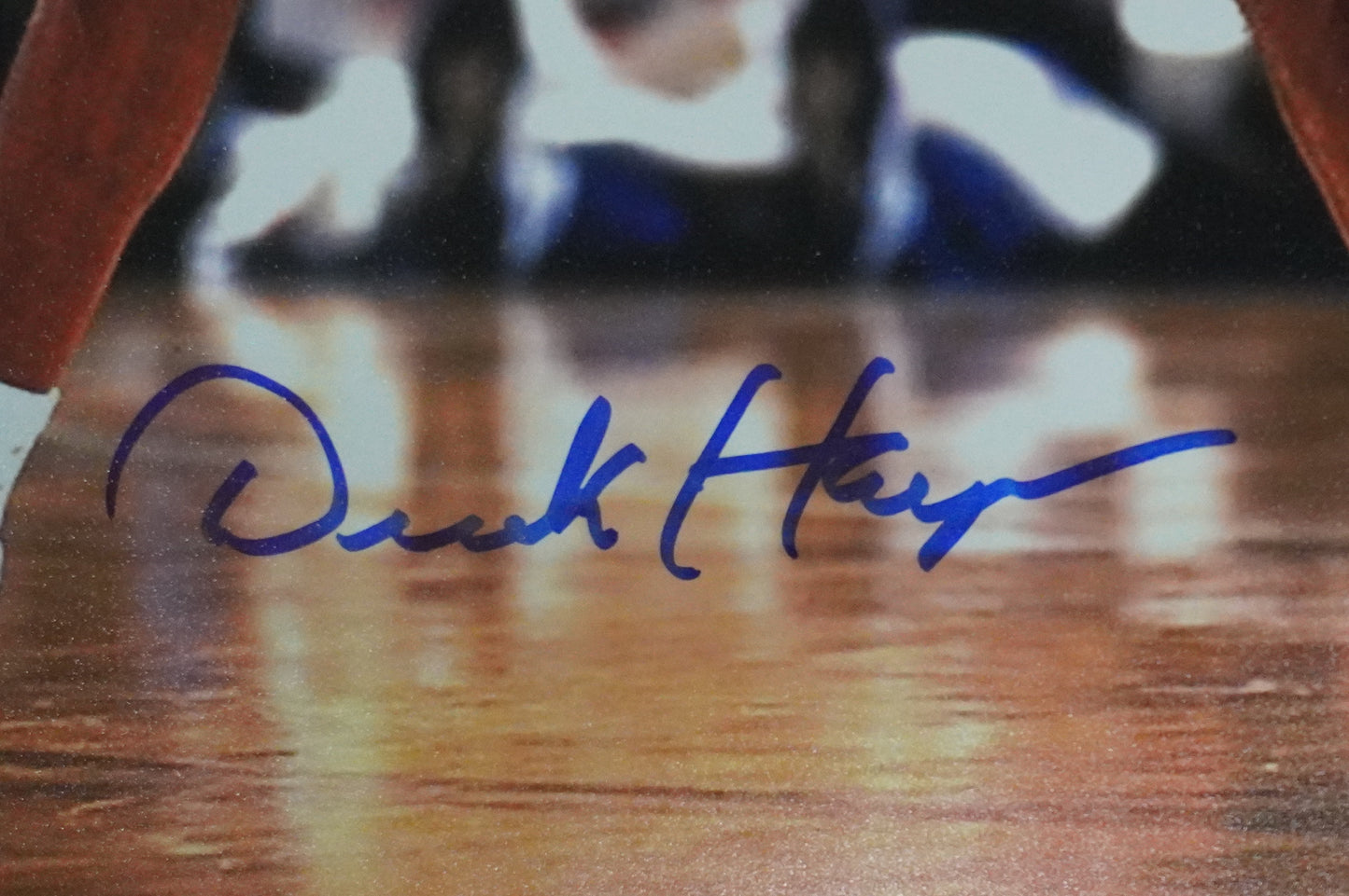 DEREK HARPER Signed 8x10 Photo NEW YORK KNICKS DALLAS MAVERICKS BAS COA