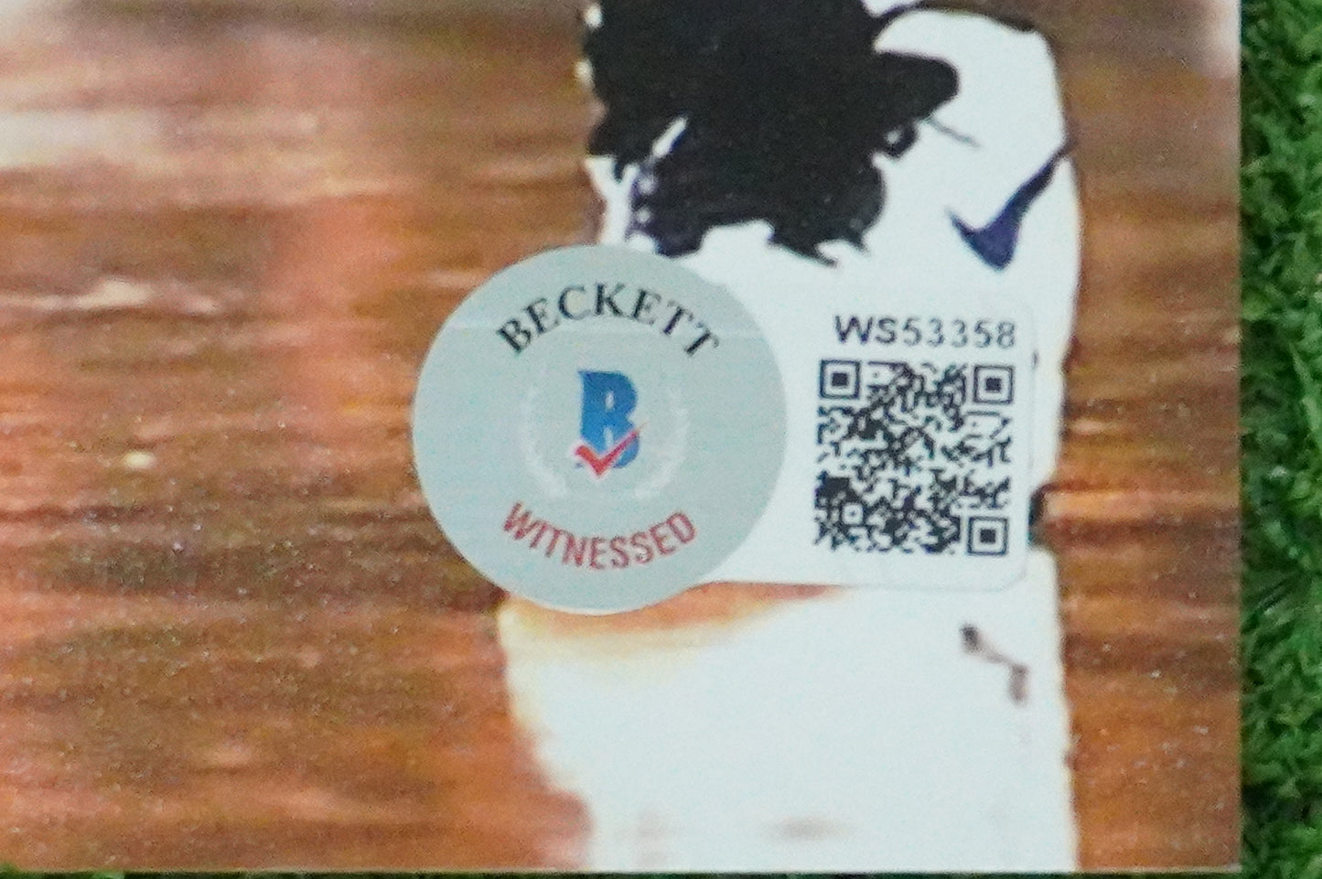 DEREK HARPER Signed 8x10 Photo NEW YORK KNICKS DALLAS MAVERICKS BAS COA