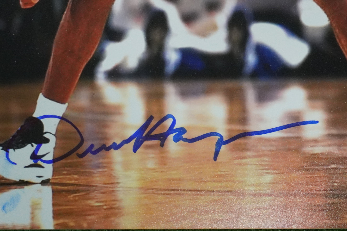 DEREK HARPER Signed 8x10 Photo NEW YORK KNICKS DALLAS MAVERICKS BAS COA