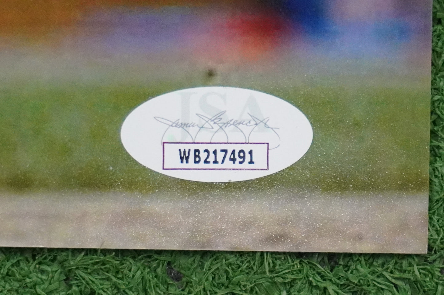 RUBEN SIERRA TEXAS RANGERS SIGNED 8x10 PHOTO JSA COA