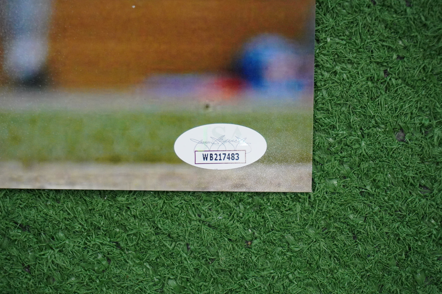 RUBEN SIERRA TEXAS RANGERS SIGNED 8x10 PHOTO JSA COA