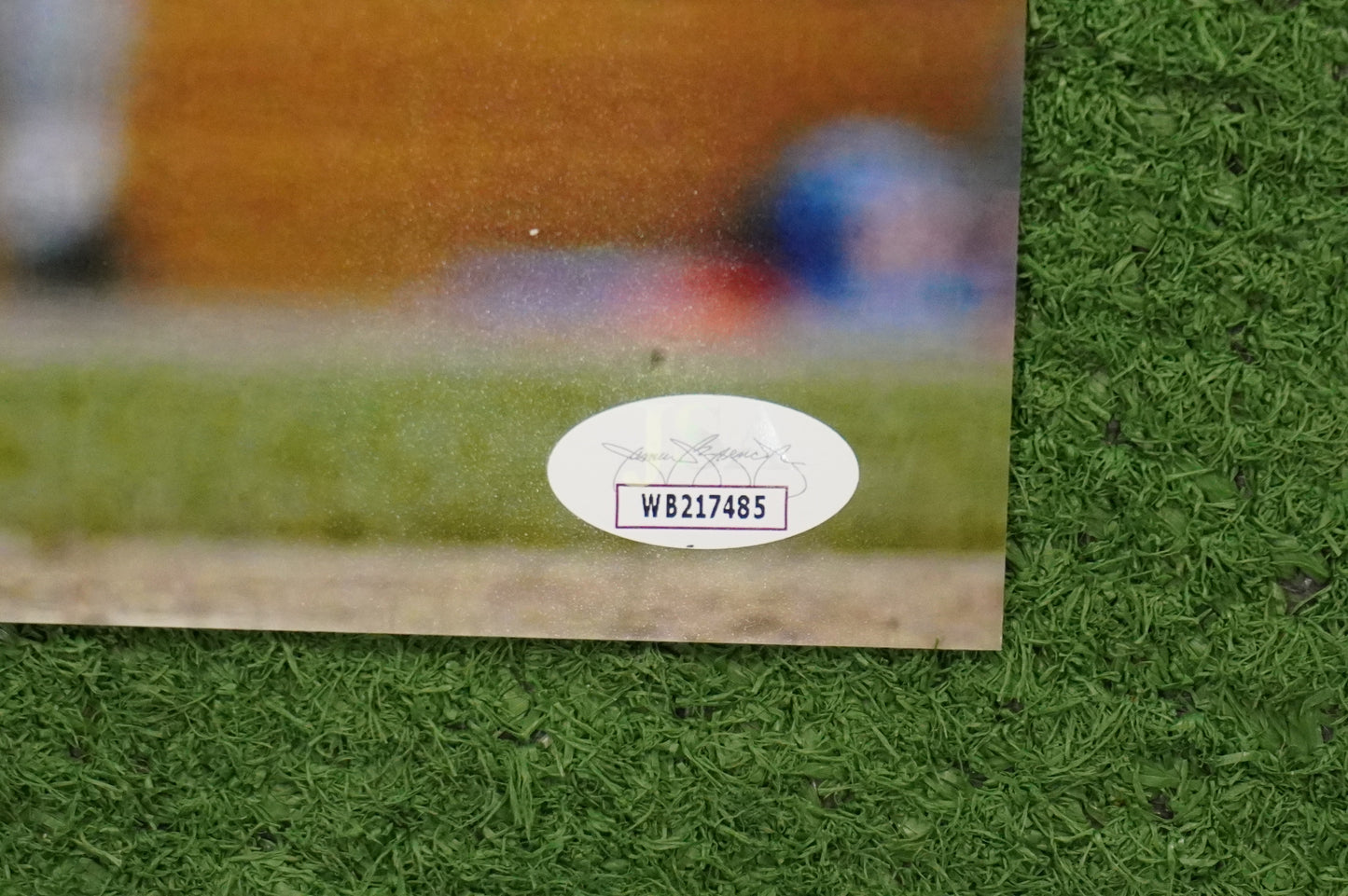 RUBEN SIERRA TEXAS RANGERS SIGNED 8x10 PHOTO JSA COA