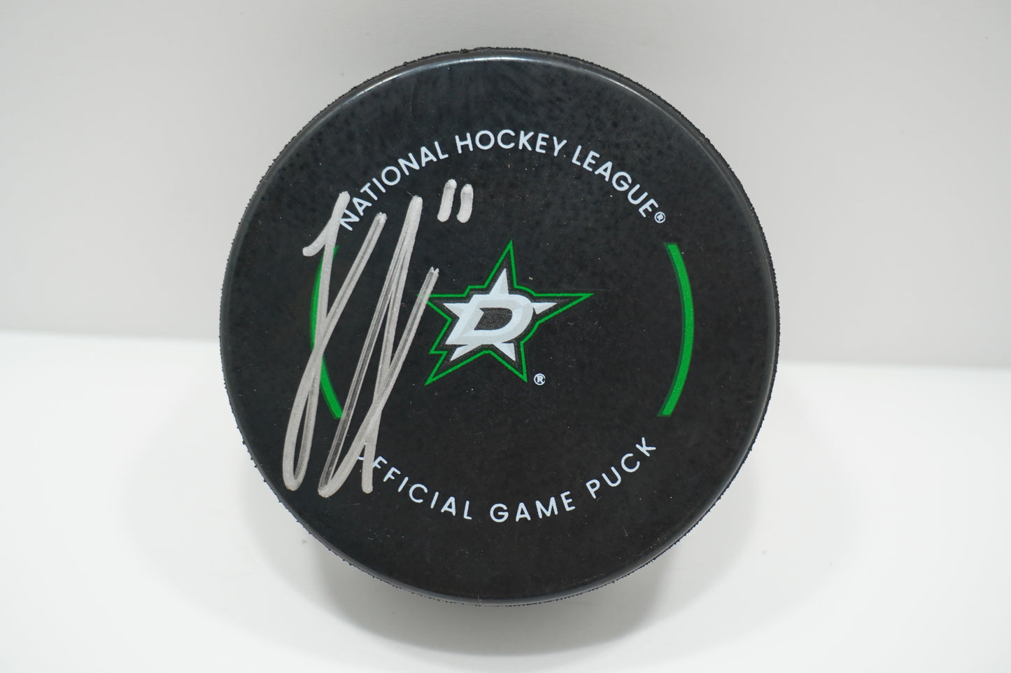 LOGAN STANKOVEN DALLAS STARS SIGNED Official Game HOCKEY PUCK BAS COA