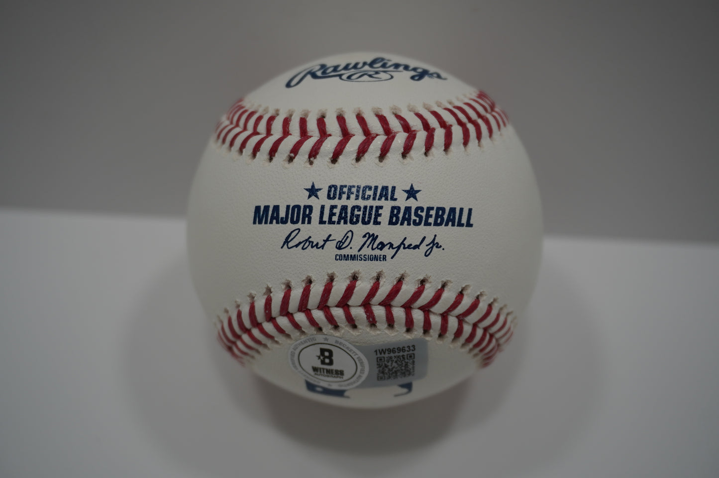 JOSH JUNG TEXAS RANGERS SIGNED Rawlings Official Major League Baseball BAS COA