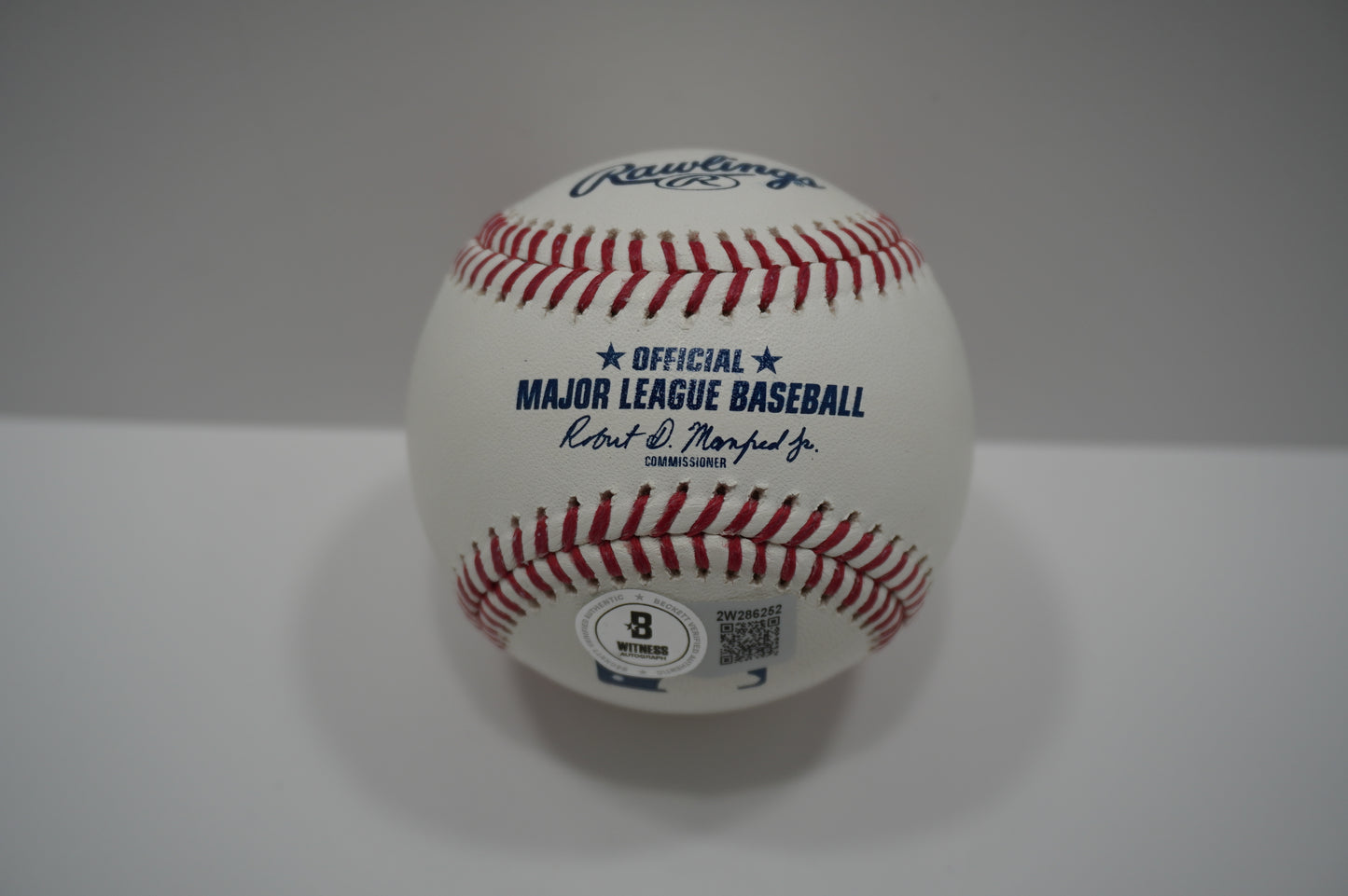 EVAN CARTER TEXAS RANGERS SIGNED Rawlings Official Major League Baseball BAS COA