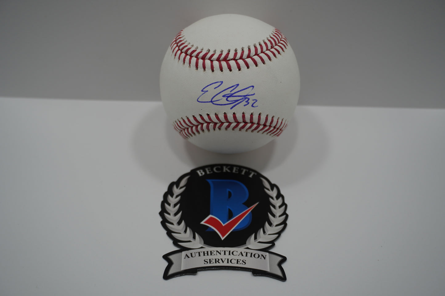 EVAN CARTER TEXAS RANGERS SIGNED Rawlings Official Major League Baseball BAS COA