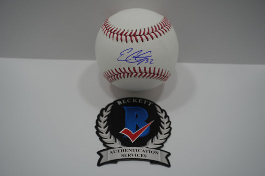 EVAN CARTER TEXAS RANGERS SIGNED Rawlings Official Major League Baseball BAS COA