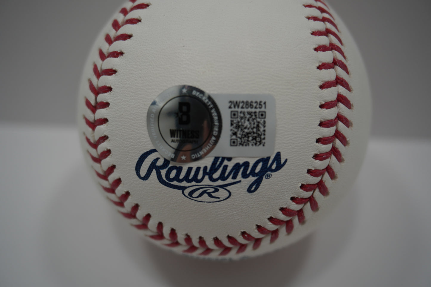 EVAN CARTER TEXAS RANGERS SIGNED Rawlings Official Major League Baseball BAS COA