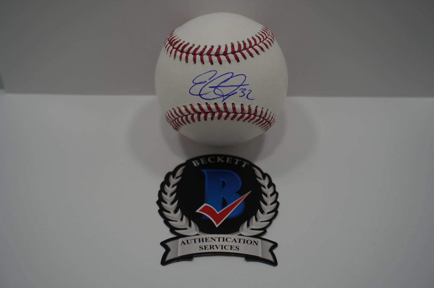 EVAN CARTER TEXAS RANGERS SIGNED Rawlings Official Major League Baseball BAS COA