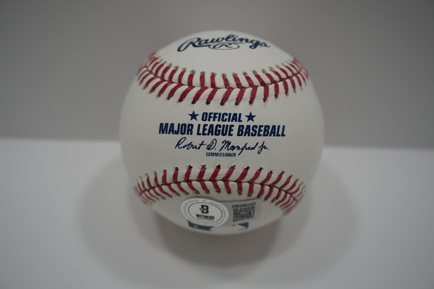 EVAN CARTER TEXAS RANGERS SIGNED Rawlings Official Major League Baseball BAS COA