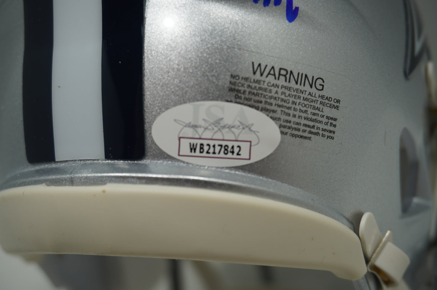 KEVIN WILLIAMS DALLAS COWBOYS SIGNED Mini Helmet wXXVIII XXX AmericasTeam JSA